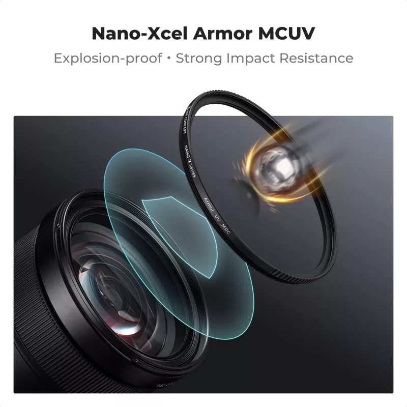 K&F Concept Nano-X Filtro UV MRC 55mm