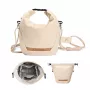 K&F Concept Borsa crossbody sling 5L beige per fotocamera e smartphone