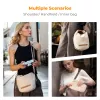 K&F Concept Borsa crossbody sling 5L beige per fotocamera e smartphone