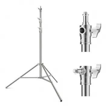 K&F Concept KF34.044 Stativo per luce in alluminio 280cm con perno reversibile 1/4