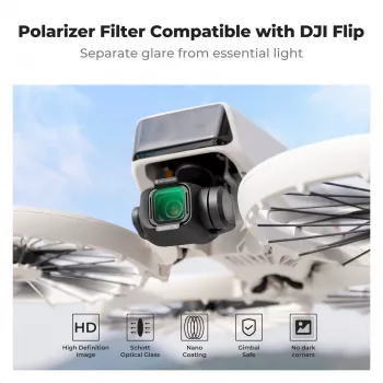 K&F Concept Nano-X Filtro polarizzatore circolare 8K Ultra HD per drone DJI Flip (KF01.3080)