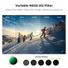 Filtro ND variabile KF Concept Nano-X ND32-512 grigio per DJI Osmo Action 3/4/5 Pro
