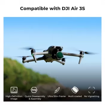 Filtro polarizzatore circolare K&F Concept Nano-X CPL Ultra HD 8K per drone DJI Air 3S KF01.2878
