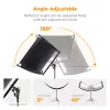 Riflettore curvo a U K&F Concept 4-in-1 180x60cm con stativo per luce e borsa da trasporto