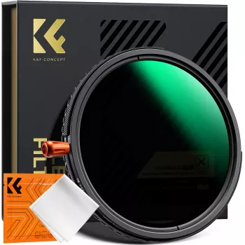 K&F Concept Nano-X MRC filtro ibrido 3-in-1 77mm Fader ND2-32 + CPL + Black Diffusion 1/4