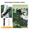 Treppiede compatto per fotocamera K&F Concept per DSLR e smartphone nero