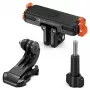 Supporto magnetico a sgancio rapido KF per GoPro e vite 1/4 di pollice, per Insta360 Go Ultra, nero