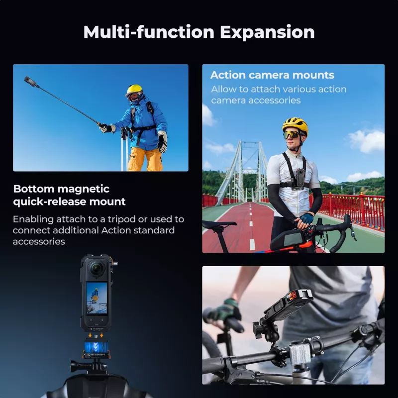KF Protective Frame Mount Cage con 2x filettatura 1/4