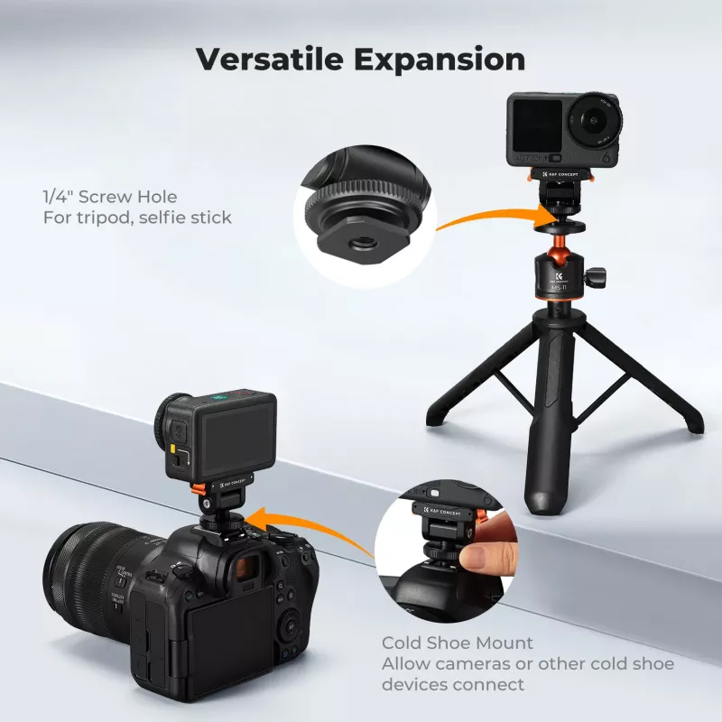 Supporto magnetico a sgancio rapido per DJI Osmo Action 6 / Nano / filettatura 1/4