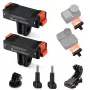 KF Confezione da 2 supporti magnetici a sgancio rapido per DJI Osmo Action 6 / Nano, GoPro e 1/4 di pollice (KF12.0029)