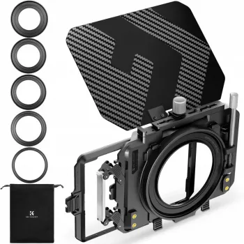 KF Matte Box paraluce protezione obiettivo 67-95mm per fotocamera videocamera K&F