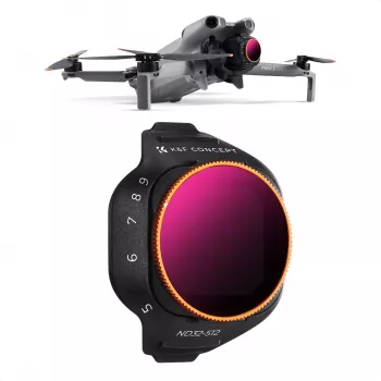 KF filtro ND variabile ND32-ND512 per drone DJI Mini 5 Pro, vetro AGC, KF02.0004