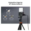 KF gabbia per fotocamera con supporto a telaio per DJI Osmo Action 6, metallo, nero, KF12.0026
