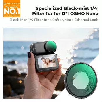 K&F Concept Nano-X filtro Black Diffusion 1/4 per DJI Osmo Nano con custodia