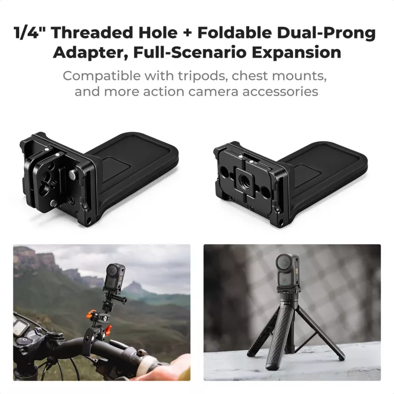 KF Concept KF12.0050 Adattatore magnetico per montaggio verticale con filettatura da 1/4 di pollice per DJI Osmo Nano / Xtra Atto