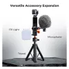 KF Mount Adapter Cornice protettiva per DJI Osmo Pocket 3 / 4 con supporto GoPro e filettatura treppiede da 1/4 di pollice - nero