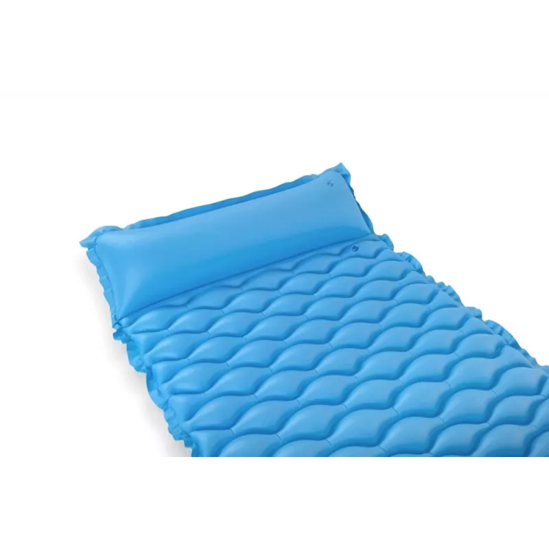Bestway Materassino gonfiabile 213 x 86 cm Pavillo Roll & Relax monoposto blu scuro/grigio