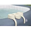 Bestway Flowclear Portabicchieri per piscina confezione da 2 grigio/blu