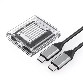 Orico TC20-M2-10G Case SSD M.2 NVMe USB-C 3.2 - trasparente