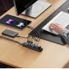 ORICO PW7U-U3 Hub USB 3.0 7 porte con alimentazione USB-C, cavo 1m, nero