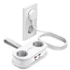 ORICO AP3 Ciabatta GaN 65W 6-in-1 con 2 prese AC, 2 porte USB-A e 2 porte USB-C - bianco