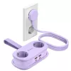 ORICO AP3 Ciabatta GaN 65W 6-in-1 con 2 prese AC, 2 porte USB-A e 2 porte USB-C - viola