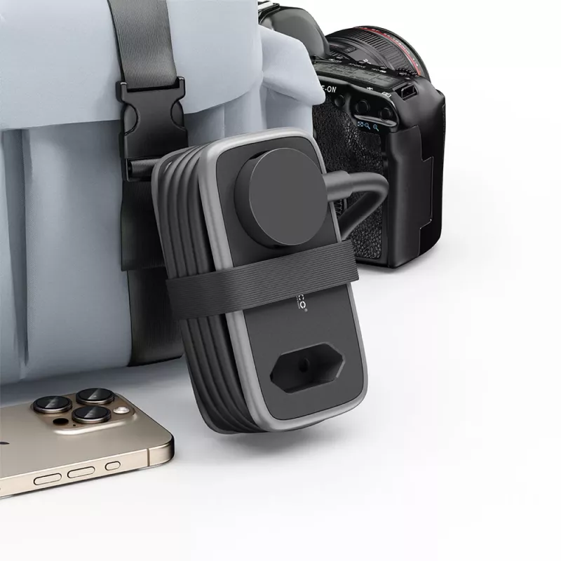ORICO APP 15.5W ciabatta multipresa 5-in-1 con 2x AC, 2x USB-A, 1x USB-C - nero