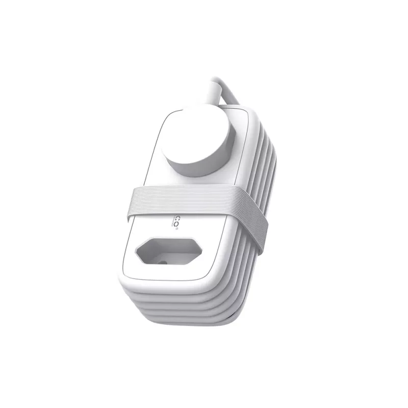 ORICO APP 15.5W ciabatta multipresa 5-in-1 con 2x AC, 2x USB-A, 1x USB-C - bianco