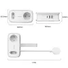 ORICO APP 15.5W ciabatta multipresa 5-in-1 con 2x AC, 2x USB-A, 1x USB-C - bianco