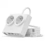 ORICO PDC25 ciabatta multipresa 25W 6-in-1 2x AC + 2x USB-A + 2x USB-C - bianco