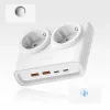ORICO PDC25 ciabatta multipresa 25W 6-in-1 2x AC + 2x USB-A + 2x USB-C - bianco