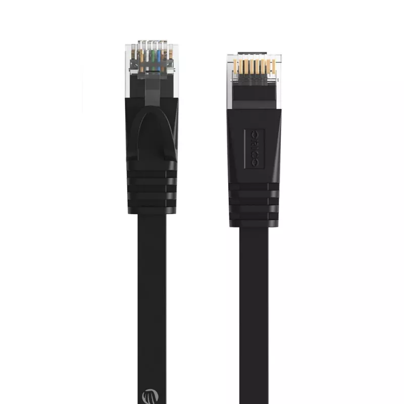 ORICO PUG-C7B cavo Ethernet CAT7 10Gbps RJ45 cavo LAN internet piatto 15m - nero