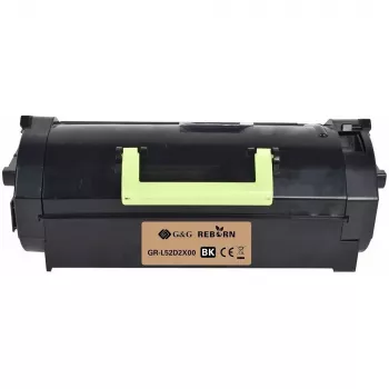 G&G Reborn cartuccia toner compatibile con Lexmark 522X/52D2X00 nero 45.000 pagine rigenerata 21310