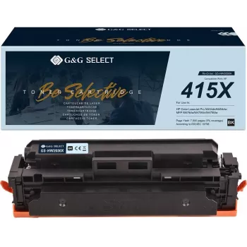 G&G Select XL cartuccia toner sostitutiva per HP 415X / W2030X - nero, alta resa