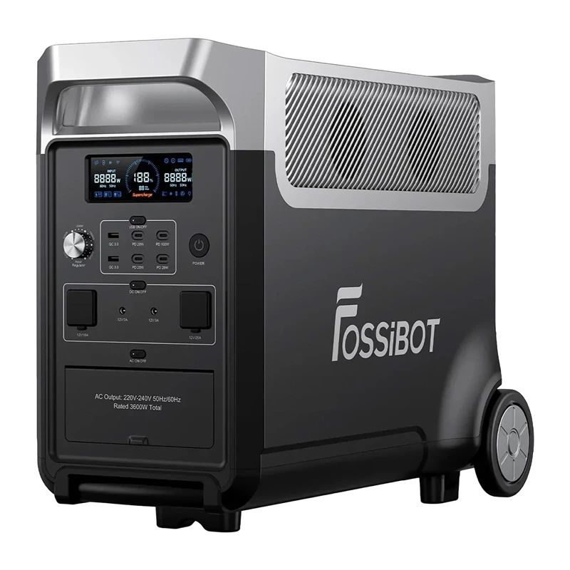 FOSSIBOT F3600 Pro 3600W stazione di alimentazione portatile (nero)