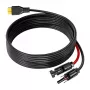 FOSSIBOT XT90-MC4 cavo di ricarica solare, 5 m, nero