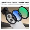 K&F Concept Filtro ND variabile ND2-ND32 58mm Clip-On per smartphone