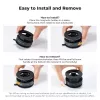 KF Supporto a ventosa magnetica per telefono per iPhone MagSafe - nero