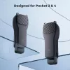KF Custodia protettiva in PC rigido per DJI Osmo Pocket 3/4 con cinturino - nero