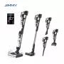 JIMMY PW11 Pro Max-B Aspirapolvere e lavapavimenti a batteria, 460 W, 21,6 V, autonomia 40-80 min, nero/argento