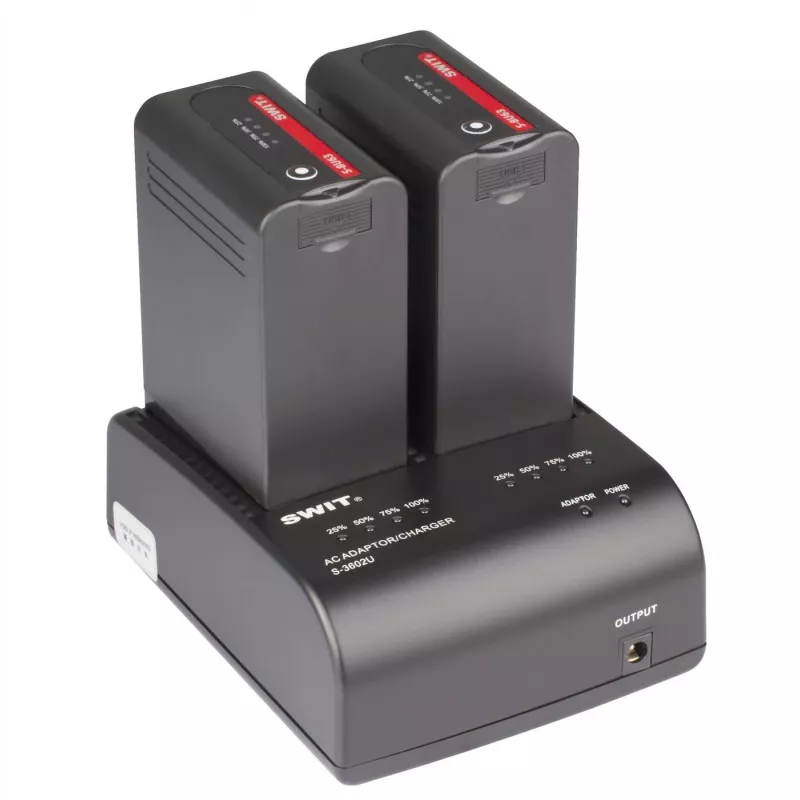 SWIT S-3602U caricabatterie per batterie agli ioni di litio
