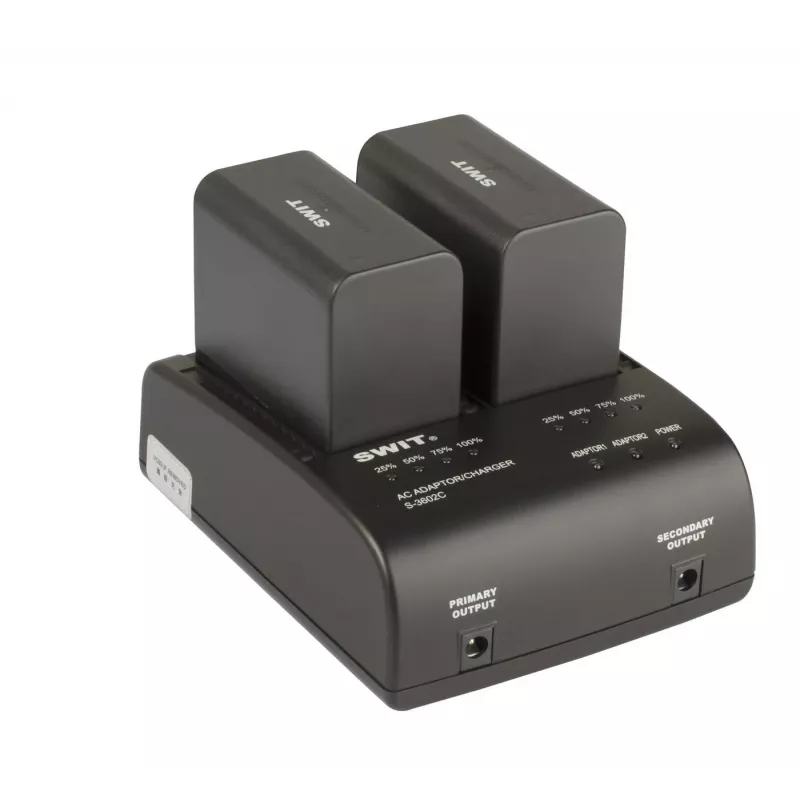 SWIT S-3602C caricabatterie a due canali per batterie Li-Ion