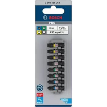 Bosch PRO Impact set inserti 8 pezzi (2608521U62)