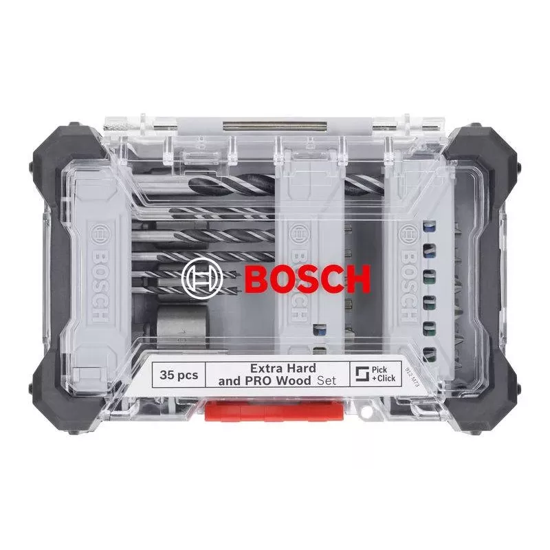 Bosch Extra Hard and PRO Wood set di punte e bit 35 pezzi (2607017730)