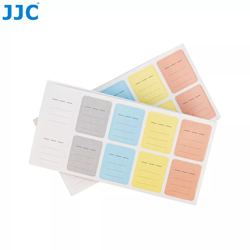 JJC 120 etichette adesive per schede di memoria SD MicroSD CF XQD