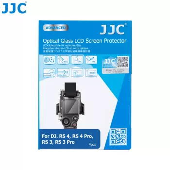JJC 4x protezione schermo in vetro temperato per LCD gimbal DJI RS 3 / RS 3 Pro / RS 4 / RS 4 Pro