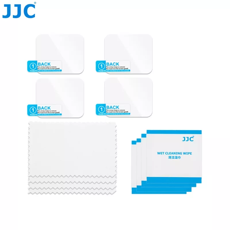 JJC 4x protezione schermo in vetro temperato per LCD gimbal DJI RS 3 / RS 3 Pro / RS 4 / RS 4 Pro