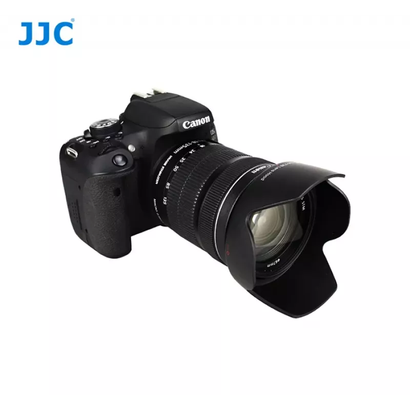 JJC paraluce per Canon EW-73B - a petalo attacco a baionetta - nero