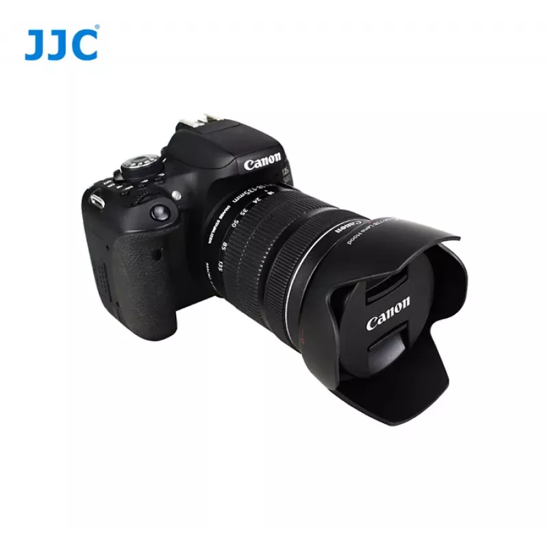 JJC paraluce per Canon EW-73B - a petalo attacco a baionetta - nero