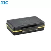 JJC custodia rigida organizer per Insta360 X4/X3 – organizer per batterie e schede di memoria (nero)
